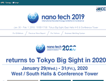 Tablet Screenshot of nanotechexpo.jp